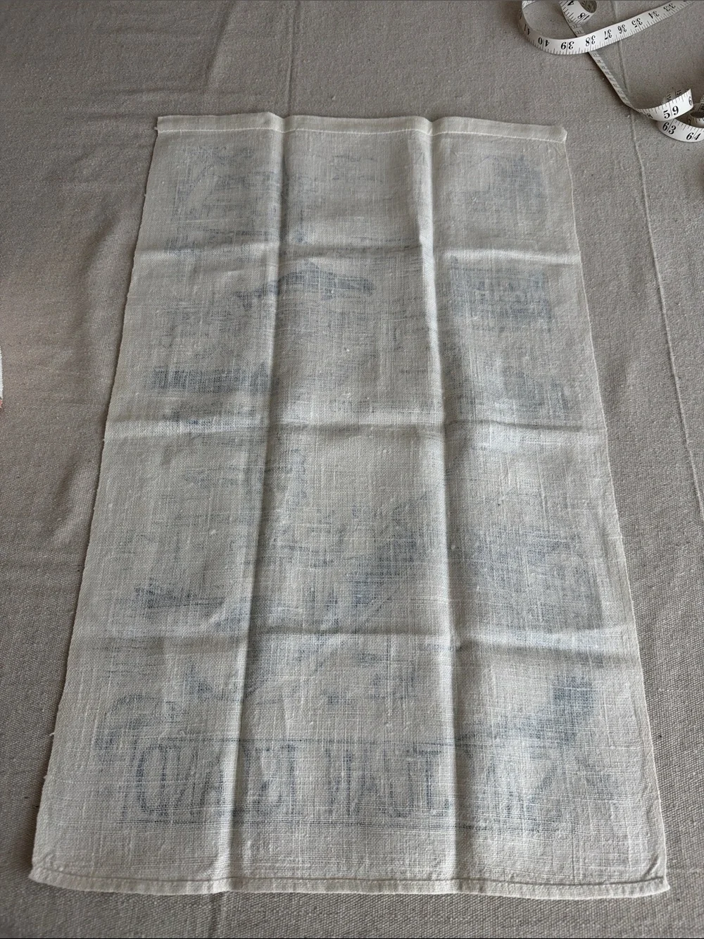 VTG San Juan Islands 100% Pure Linen Tea Towel by Lisa Nash